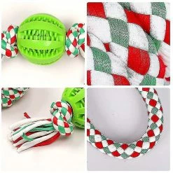 Heytea Jouets Interactifs à Mâcher Pour Chiens, 4 Pcs Healwe Dog Teether Toys Avec Balles Et Ficelles 6 Heytea Jouets Interactifs à Mâcher Pour Chiens, 4 Pcs Healwe Dog Teether Toys Avec Balles Et Ficelles -nourriture pour chien boutique 664218532 max