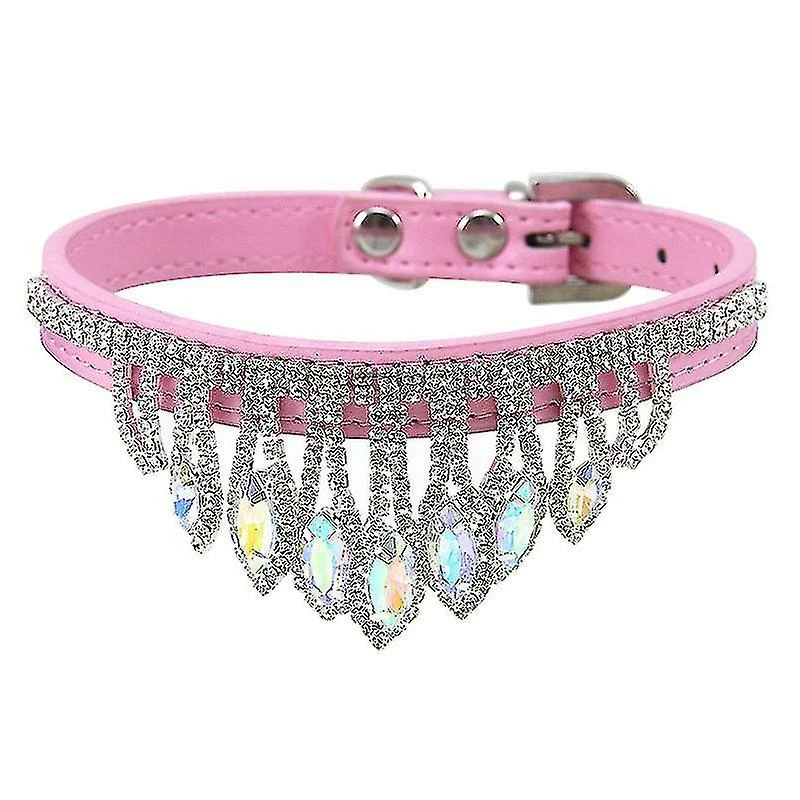 Unbranded Bling Strass Dog Collar Soft Réglable Diamond Pendentif Crystal Puppy Cat Collars Gem Strass Pet Collar Pet Supplies-s 1 Unbranded Bling Strass Dog Collar Soft Réglable Diamond Pendentif Crystal Puppy Cat Collars Gem Strass Pet Collar Pet Supplies-s
