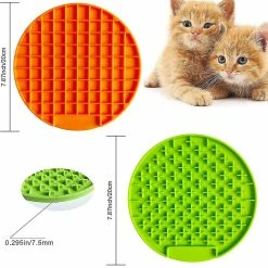 Treingi 2pcs Pet Lick Pad, Beurre D’arachide Lick Mat, Soulagement De L’anxiété Fun Dog Feeder 7 Treingi 2pcs Pet Lick Pad, Beurre D’arachide Lick Mat, Soulagement De L’anxiété Fun Dog Feeder -nourriture pour chien boutique 665665308 max
