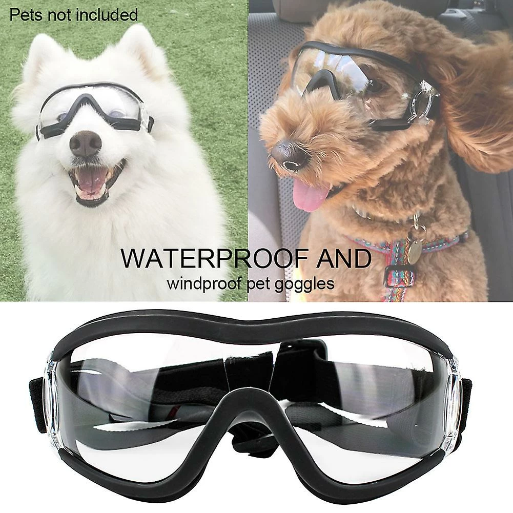 Attoe Imperméable à L’eau Protection Des Yeux Coupe-vent Cool Dog Goggles Sangle Réglable 5 Attoe Imperméable à L’eau Protection Des Yeux Coupe-vent Cool Dog Goggles Sangle Réglable – Image 5