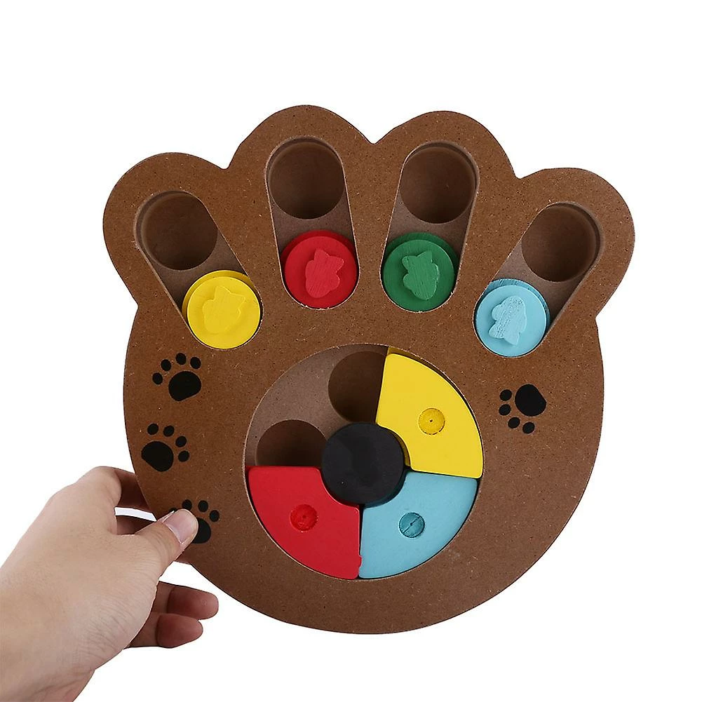 Unbranded 1pc Mignon Chiot Multi-fonctionnel Interactive Nourriture Traitée Jouet En Bois Pour Pet Dog Cat Paw 3 Unbranded 1pc Mignon Chiot Multi-fonctionnel Interactive Nourriture Traitée Jouet En Bois Pour Pet Dog Cat Paw – Image 3
