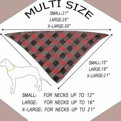 Dxn 4pcs Plaid Dog Bandanas, Triangle écharpe Réversible Pour Animaux De Compagnie Pour Garçon Et Fille -nourriture pour chien boutique 678830629 max