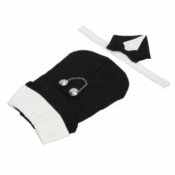 Unbranded Dog Suit Soft Breathable Fashionable Bow Tie Puppy Costume For Wedding Birthday Party Black -nourriture pour chien boutique 686334235 max