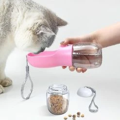 Unbranded Outdoor Eco-friendly Multifunctional Food Feeder Portable Pet Water Bottle Dog And Cat Livraison Gratuite -nourriture pour chien boutique 688128356 max