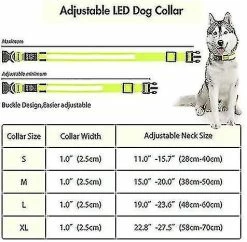 Unbranded Ultra Light Usb Rechargeable Led Dog Collar - Réglable Led Collar Dog - Collier Pour Chien Étanche - Collier Pour Chien Clignotant Visibilité Et Sécurité Pour Vos Chiens 5 Unbranded Ultra Light Usb Rechargeable Led Dog Collar - Réglable Led Collar Dog - Collier Pour Chien Étanche - Collier Pour Chien Clignotant Visibilité Et Sécurité Pour Vos Chiens -nourriture pour chien boutique 688379440 max