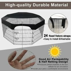 Unbranded Pet Playpen Cover Dog Playpen Mesh-top Cover Outdoor Pet Escape Prevent Accs 8 Unbranded Pet Playpen Cover Dog Playpen Mesh-top Cover Outdoor Pet Escape Prevent Accs -nourriture pour chien boutique 690997318 max