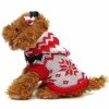 Unbranded Pet Dog Cat Sweater Puppy Coat Snowflake Winter Warm Hat Coat Vêtements Costume Veste Vêtements Vêtement Hoodie