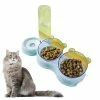 Unbranded Pet Feeder Alimentation En Eau Potable Remplissage Automatique D’eau Cat Dog Double Bowl