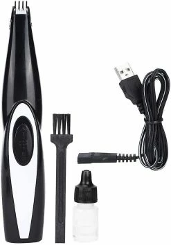 Unbranded Portable Électrique Animaux Tondeuses à Cheveux Paw Trimmer Professional Mini Pet Pédicure Couper Pied Outil Low Noise Dog Cat Hair Clipper Pour Pet Petites Zones H