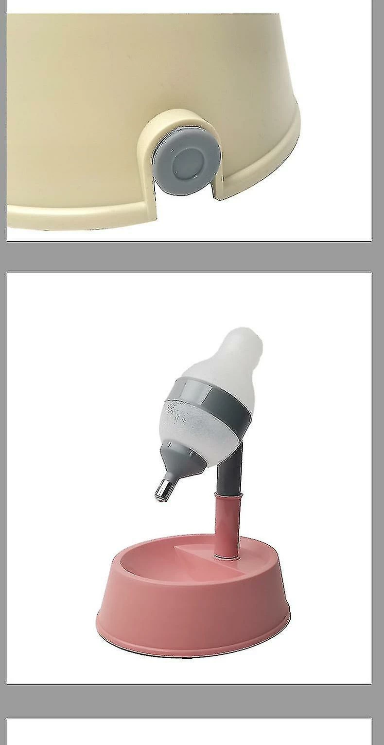 Unbranded Buveur Automatique D’animaux De Compagnie Bols Pour Chiens Bouteilles D’eau Chargeur Universel Pour Chien Distributeur Relevable Bol Chiot Pet Dog Bottle, Rose 3 Unbranded Buveur Automatique D’animaux De Compagnie Bols Pour Chiens Bouteilles D’eau Chargeur Universel Pour Chien Distributeur Relevable Bol Chiot Pet Dog Bottle, Rose – Image 3