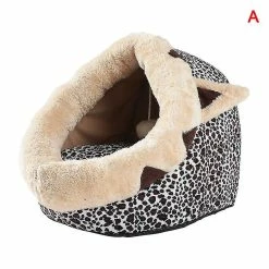 Unbranded Mignon Animal Cake Pet Bed Dog Cats Warm Nest Semi-fermé Chenil Animaux De Compagnie Fournitures -nourriture pour chien boutique 702179052 max