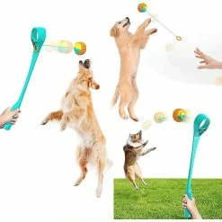 Unbranded Throw It Dog Ball Launcher Puppy Ball Thrower Blue Rubber Mains Libres Ramasser Et Lancer, Balles Moyennes Pour Chiens -nourriture pour chien boutique 708859033 max