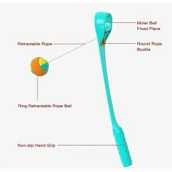 Unbranded Throw It Dog Ball Launcher Puppy Ball Thrower Blue Rubber Mains Libres Ramasser Et Lancer, Balles Moyennes Pour Chiens -nourriture pour chien boutique 708859357 max