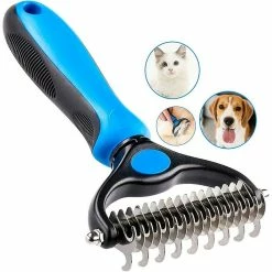 Unbranded Dog Cat, Professional Dog Detangling Comb And Long Hair Dog, Grooming Rake For Dog And Cat Remove Undercoat Of Pets,11