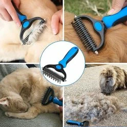 Unbranded Dog Cat, Professional Dog Detangling Comb And Long Hair Dog, Grooming Rake For Dog And Cat Remove Undercoat Of Pets,11 -nourriture pour chien boutique 708881783 max