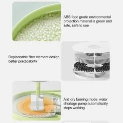 Unbranded 37.2 * 19cm Automatique Électrique Pet Water Fountain Dog / Cat Distributeur à Boire / Filtre Feeder 5 Unbranded 37.2 * 19cm Automatique Électrique Pet Water Fountain Dog / Cat Distributeur à Boire / Filtre Feeder -nourriture pour chien boutique 709231245 max