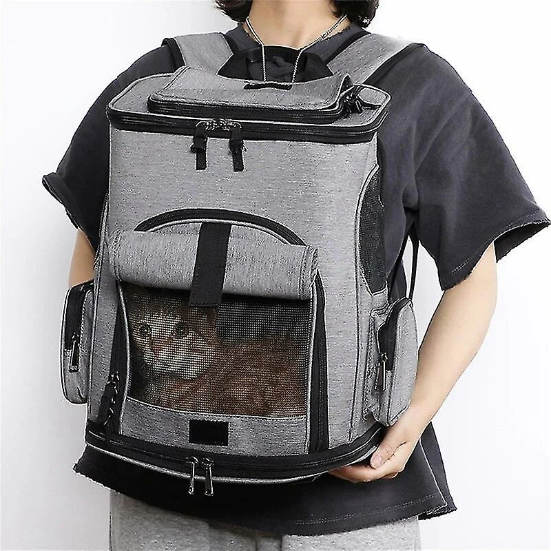 Unbranded Pliable Pet Bag Carrier Backpack Dog Cat Carrier Outdoor Travel Packbag Portable Zipper Mesh Pet Out Bag Cat Backpack Breath 1 Unbranded Pliable Pet Bag Carrier Backpack Dog Cat Carrier Outdoor Travel Packbag Portable Zipper Mesh Pet Out Bag Cat Backpack Breath