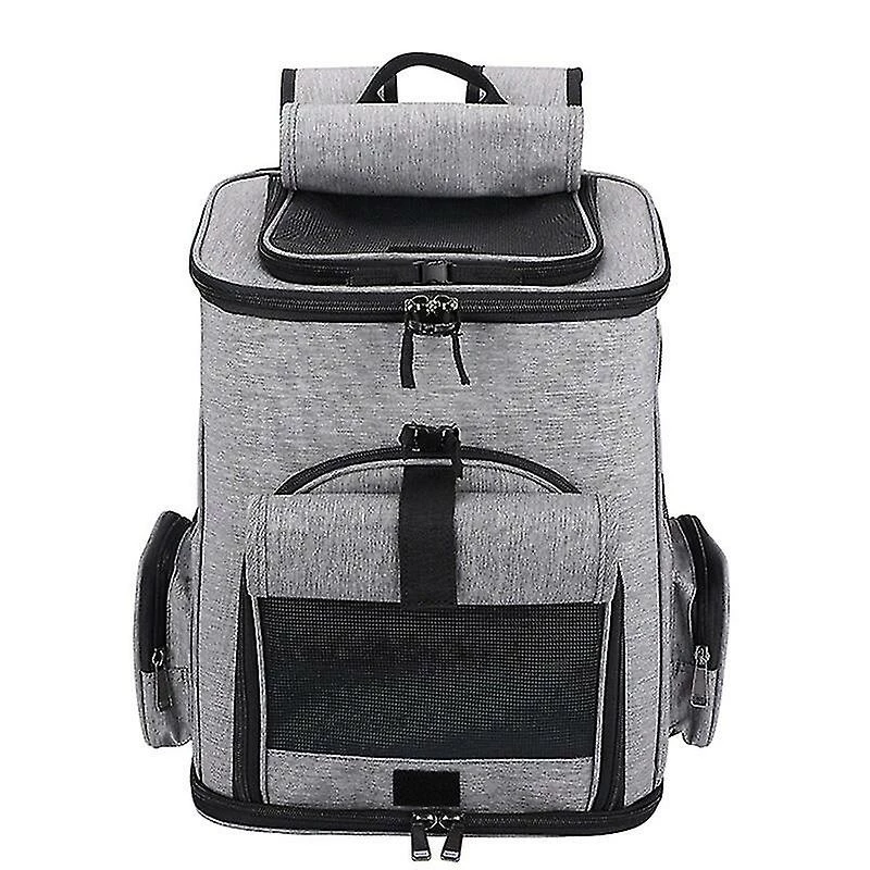 Unbranded Pliable Pet Bag Carrier Backpack Dog Cat Carrier Outdoor Travel Packbag Portable Zipper Mesh Pet Out Bag Cat Backpack Breath 2 Unbranded Pliable Pet Bag Carrier Backpack Dog Cat Carrier Outdoor Travel Packbag Portable Zipper Mesh Pet Out Bag Cat Backpack Breath â Image 2