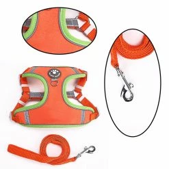 Xxcc Suede Colorful Pet Chest Sangle-Large Reflective Dog Leash In Contrast Dog Leash -nourriture pour chien boutique 713431699 max