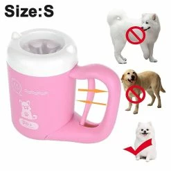 Sunshinen Dog Paw Cleaner Cup Muddy Paw Cleaner Pour Petits Chiens Chats Semi Automatique Portable Laveuse De Pieds Pet Paw Cleaner -nourriture pour chien boutique 714042766 max