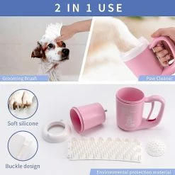 Sunshinen Dog Paw Cleaner Cup Muddy Paw Cleaner Pour Petits Chiens Chats Semi Automatique Portable Laveuse De Pieds Pet Paw Cleaner -nourriture pour chien boutique 714042874 max