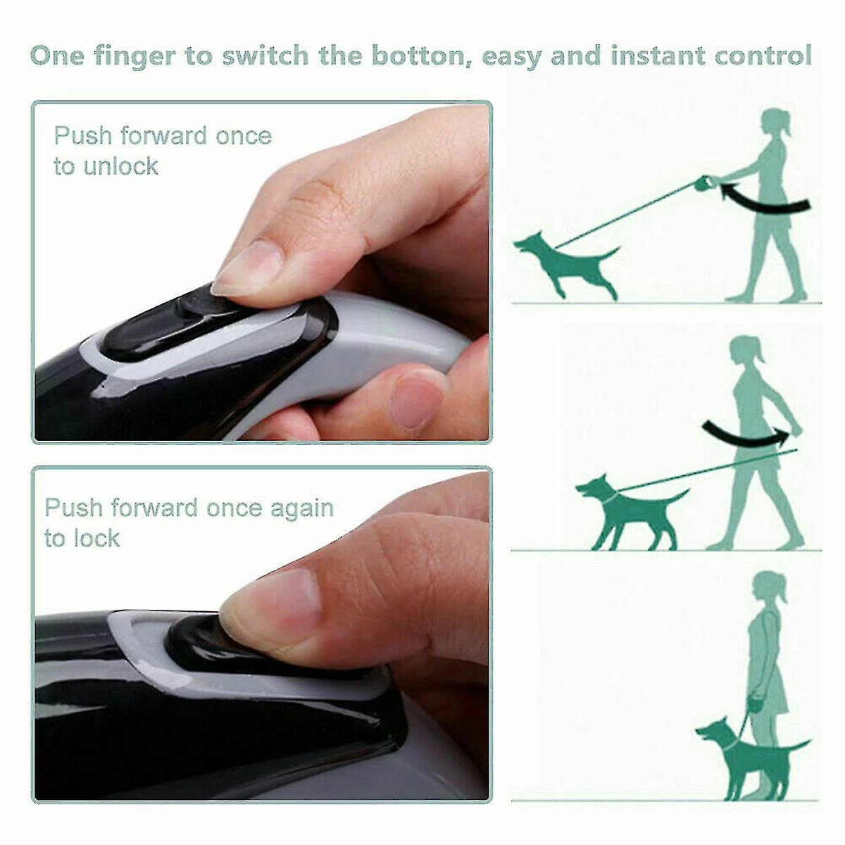 Unbranded 5m Heavy Duty Pet Dog Automatique Rétractable Traction Corde De Marche Laisse 2 Unbranded 5m Heavy Duty Pet Dog Automatique Rétractable Traction Corde De Marche Laisse – Image 2