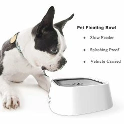 Unbranded Dog Water Vehicle Bowl Carried Bowl Cat Floating Water Bowl Slow Water Feeder Dispenser Anti-overflow Pet Fountain Portable Car Dog & Cat -nourriture pour chien boutique 716305753 max