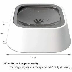 Unbranded Dog Water Vehicle Bowl Carried Bowl Cat Floating Water Bowl Slow Water Feeder Dispenser Anti-overflow Pet Fountain Portable Car Dog & Cat -nourriture pour chien boutique 716306133 max
