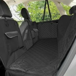Unbranded Dog Seat Cover, Non-slip And Waterproof, Dog Car Protector With Mesh Window Safety Belts Scratchproof Back Seat Cover, For Car Suvs 137cm147cm -nourriture pour chien boutique 716314731 max