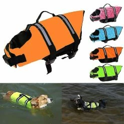Unbranded Pet Dog Et Bs Patterns Safety Clothes Vest Harnais Saver Pet Dog Swimming Preserver Clothes For Swimwer -nourriture pour chien boutique 716798793 max