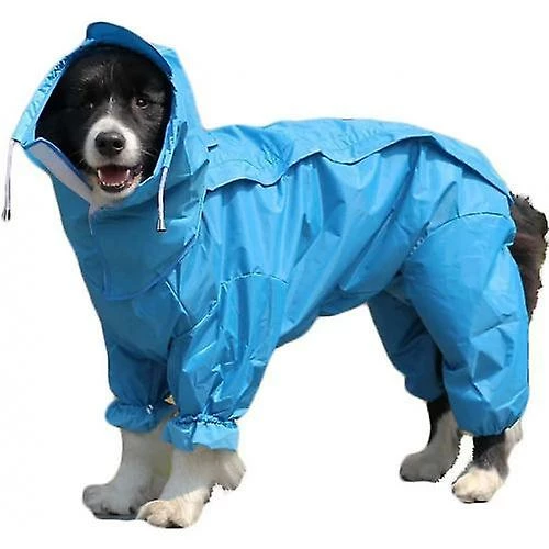 Unbranded Imperméable Blue Dog Avec Sweat à Capuche Détachable, Manteau à Cordon 1 Unbranded Imperméable Blue Dog Avec Sweat à Capuche Détachable, Manteau à Cordon