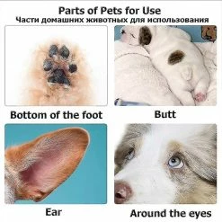 Unbranded Tondeuses Pour Chiens Professionnel Pet Foot Hair Trimmer Dog Growing Clipper Usb Rechargeable Butt Ear Eye Hair Trimmmer Remover Low Noise -nourriture pour chien boutique 717002875 max