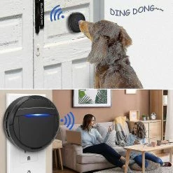 Unbranded Wireless Doorbell, Dog Bells For Potty Training Ip55 Waterproof Doorbell Z -nourriture pour chien boutique 718410276 max