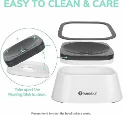 Unbranded Dog Water Bowl, Dog Bowl No-spill Pet Water Bowl 35oz, Slow Water Feeder Z -nourriture pour chien boutique 718417782 max