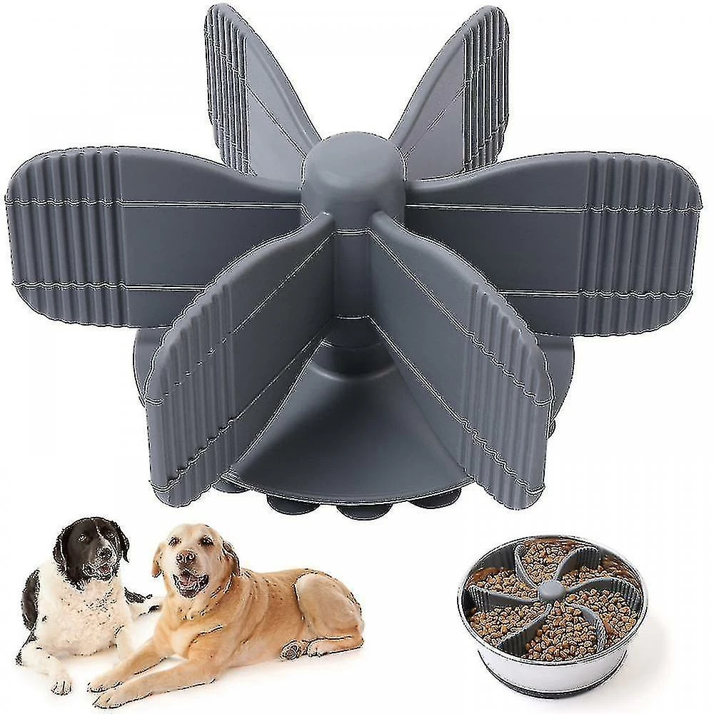 Unbranded Aespa Slow Food Feeder Bowl, Sucker Pet Dog Silicone Wall Mounted Lick Slow Distracting Disk (gris) 1 Unbranded Aespa Slow Food Feeder Bowl, Sucker Pet Dog Silicone Wall Mounted Lick Slow Distracting Disk (gris)