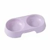 Unbranded Double Pet Bowl Dog Food Water Feeder Acier Inoxydable Pet Drinking Dish Feeder Dog Bowl Cat Puppy Feeding Dog Food Bowl Fournitures