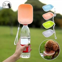 Unbranded Portable Pet Dog Water Bottle Drinking Water Feeder Dog Cat Outdoor Water Bowl Bottle Pet Supplies, Cg -nourriture pour chien boutique 721071129 max