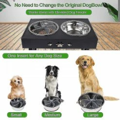 Unbranded Aespa Slow Food Feeder Bowl, Sucker Pet Dog Silicone Wall Mounted Lick Slow Distracting Disk (gris) -nourriture pour chien boutique 721382363 max