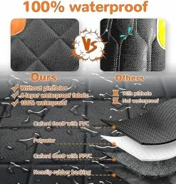 Unbranded 4-in-1 Convertible Dog Car Seat Cover 100% Dog Seat Cover Nonslip Dog Ock 600d Pet Sea -nourriture pour chien boutique 721614327 max