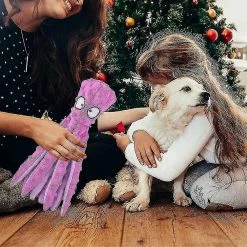 Conly Dog Squeaky Toys Octopus - Peluche Pour Chiens Compatibles Avec La Dentition Du Chiot - 7 Conly Dog Squeaky Toys Octopus - Peluche Pour Chiens Compatibles Avec La Dentition Du Chiot - -nourriture pour chien boutique 723324317 max