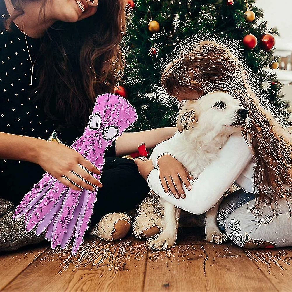 Conly Dog Squeaky Toys Octopus - Peluche Pour Chiens Compatibles Avec La Dentition Du Chiot - 3 Conly Dog Squeaky Toys Octopus - Peluche Pour Chiens Compatibles Avec La Dentition Du Chiot - – Image 3