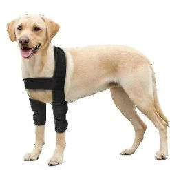 Luluzhu Respirant Dog Elbow Brace Protect Pads Pour Canine Elbow Et Shoulder Support Elbow Hygroma, Dysplasie, Arthrose, Dégagement Des Callosités Du Coude Sal