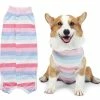 Unbranded Szcc Dog Recovery Suit Plaie Abdominale Chiot Vêtements Chirurgicaux Gilet Postopératoire Pet Après La Chirurgie Porter Un Substitut E-collar & Cone