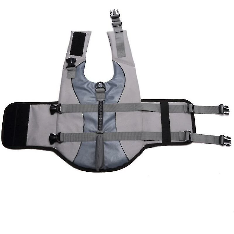 Unbranded Szcc Dog Life Jacket Pet Floatation Vest Dog Lifesaver Dog Life Preserver Pour La Sécurité Aquatique à La Piscine, Plage, Navigation De Plaisance Gris 5 Unbranded Szcc Dog Life Jacket Pet Floatation Vest Dog Lifesaver Dog Life Preserver Pour La Sécurité Aquatique à La Piscine, Plage, Navigation De Plaisance Gris – Image 5