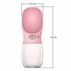 Luluzhu Bouteille D’eau Portable Pour Chien, 550ml Dog Walking Travel Bottle Puppy Water Leakproof Water