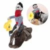 Unbranded Pet Costume Dog Costume Pet Suit Cowboy Rider Style - Taille S