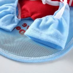 Unbranded Szcc Puppy Dog Pet Vêtements Hoodie Warm Puppy Automne Winter Coat Doggy Mode Jumpsuit Apparel Halloween Cosplay Striped Overalls -nourriture pour chien boutique 729719427 max