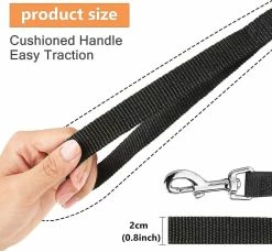 Unbranded Dog Training Leash Long Line Puppy Obedience Recall Lead For Dogs Idéal Pour Jouer Camping Beach Backyard (xl 50ft, Noir) -nourriture pour chien boutique 731162398 max
