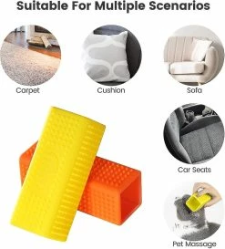 Unbranded 2pcs Pet Dog Cat Hair Remover, Hollow Rubber Cleaner Brush Pour Voitures Meubles Tapis Canapé 9 Unbranded 2pcs Pet Dog Cat Hair Remover, Hollow Rubber Cleaner Brush Pour Voitures Meubles Tapis Canapé -nourriture pour chien boutique 734128490 max