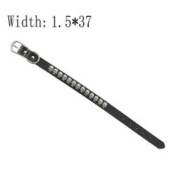 Unbranded Pet Dog Pu Collier En Cuir Sangle Cool Cool Skull Inlay Réglable Soft Dog Collier Collier -nourriture pour chien boutique 736522152 max